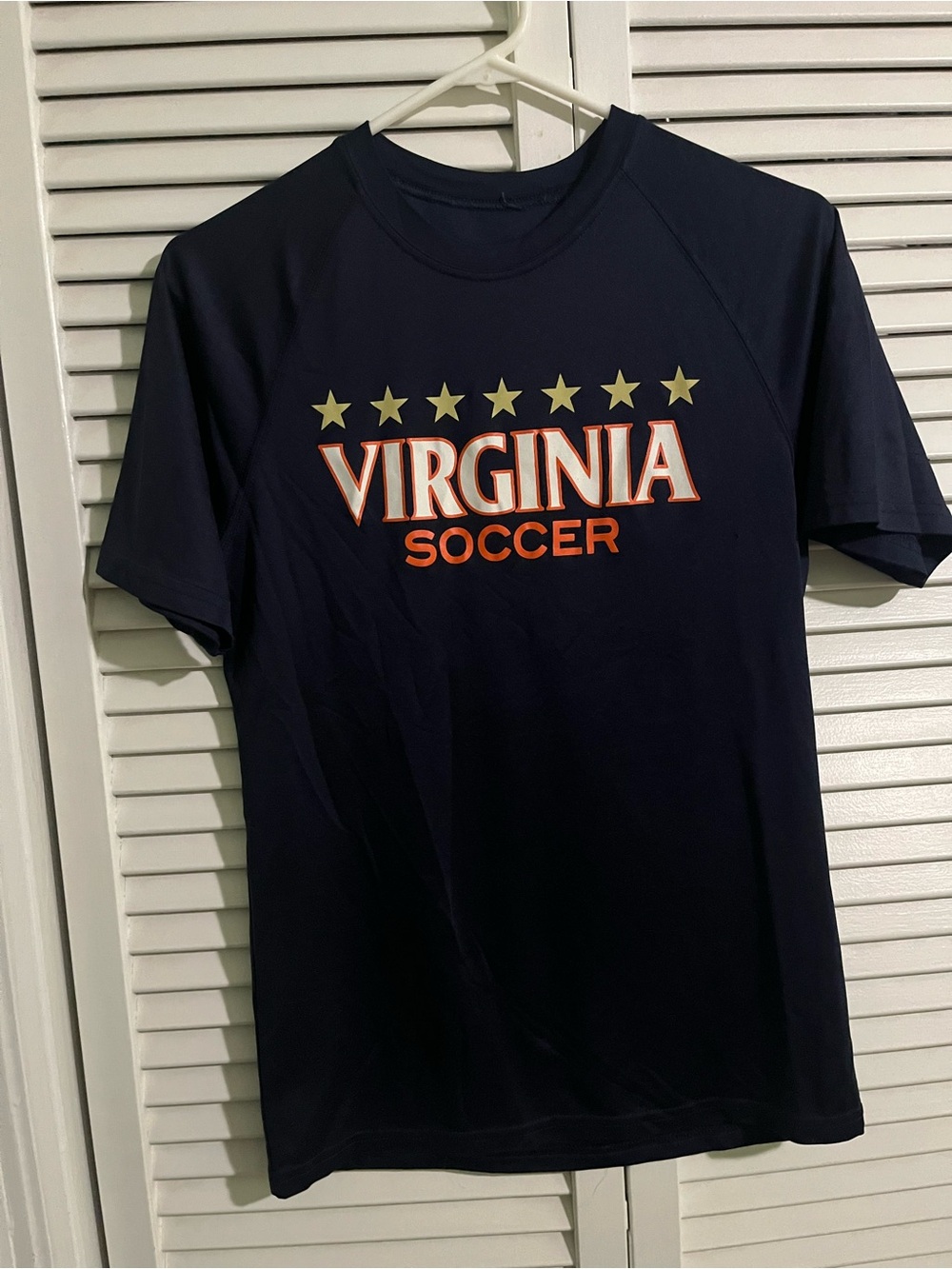 Virginia Soccer Men's Navy Short-Sleeve Tee UVA University of Virginia